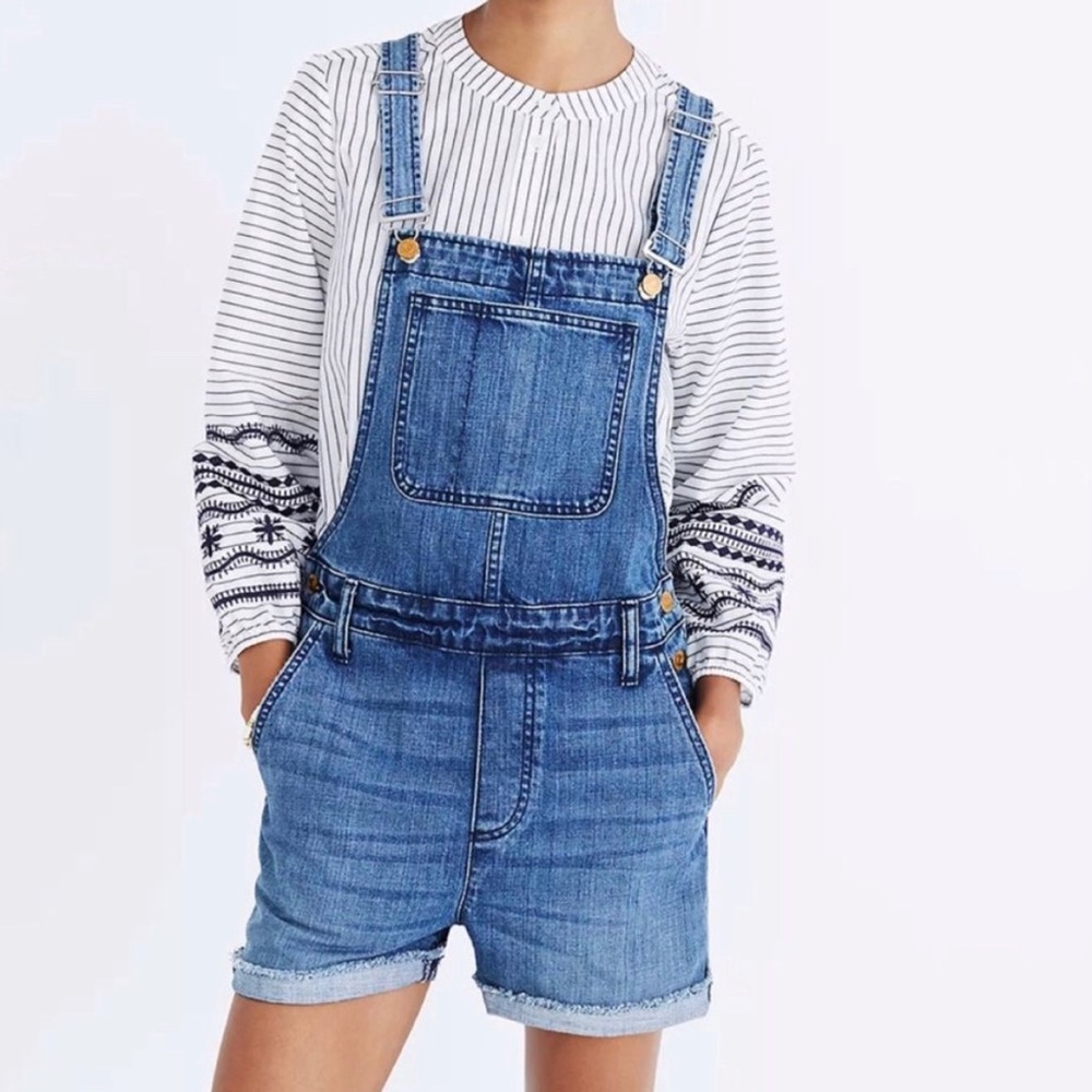 Madewell Adirondack Short Overalls